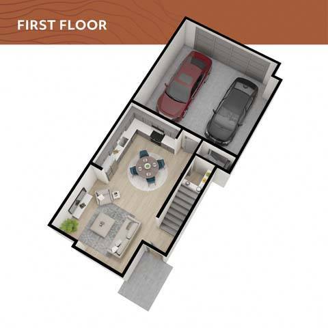Floorplan - Black Ridge Townhomes