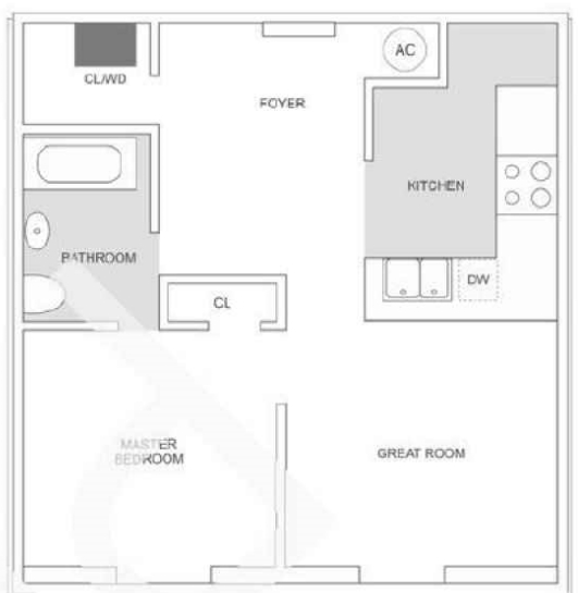 1BR/1BA - Village Allapattah