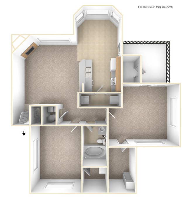 Floorplan - Aspen Hills Apartments