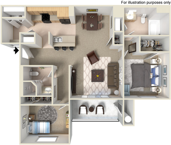 Floorplan - Waterstone Apartments