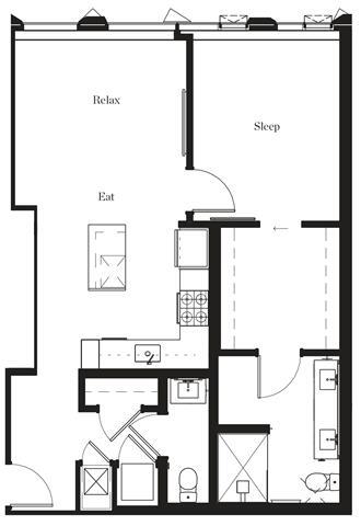 Floorplan - The Residences at Rainier Square