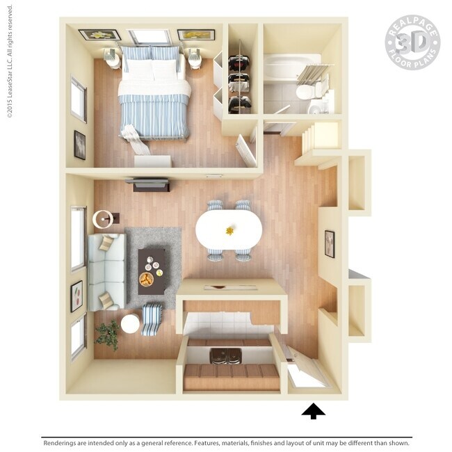 Floorplan - Brentwood Apartments