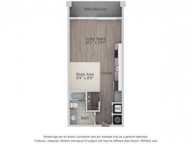 Floorplan - Lofts at South Lake