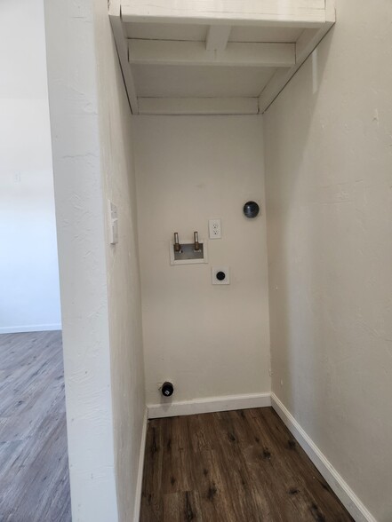 There is a washer stackable here. - 233 E 31st St