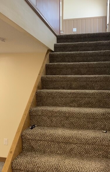 Stairs to basement - 105 Wapak St