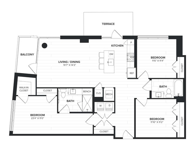 Floorplan - The Milton
