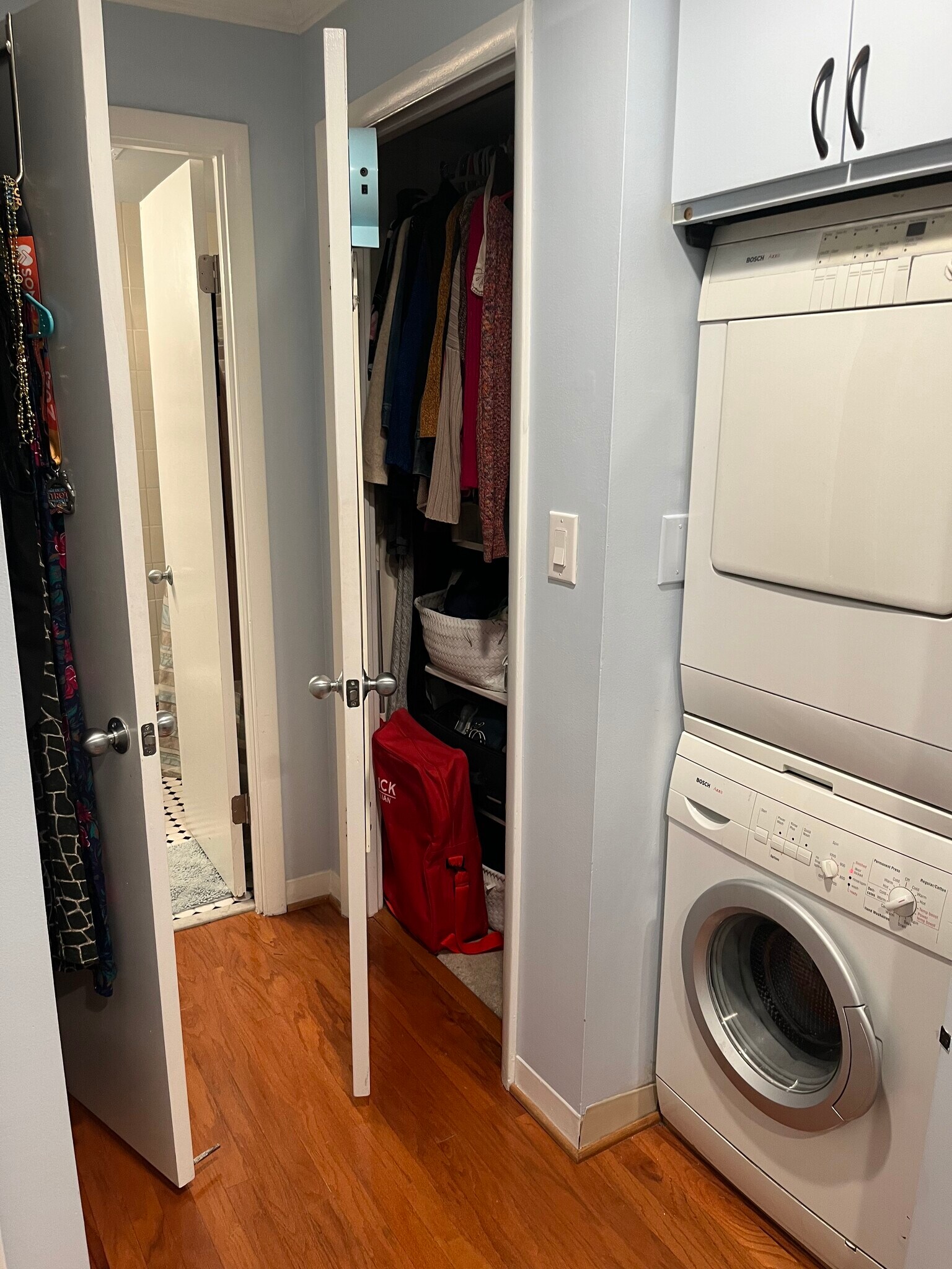 Two closets and in-unit washer/dryer - 2440 16th St NW