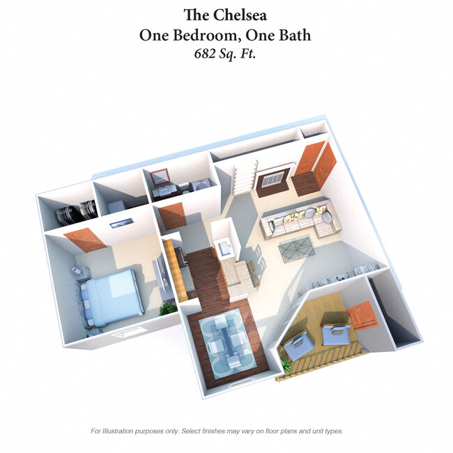 Floorplan - Woodhills Apartments