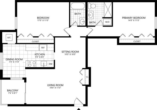 Floorplan - PeachTree of McLean