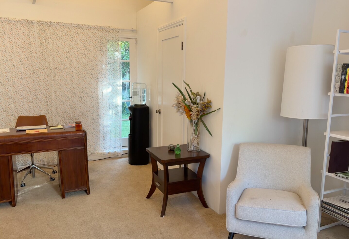 Desk and printer, shelving - 2026 N Oxford Ave