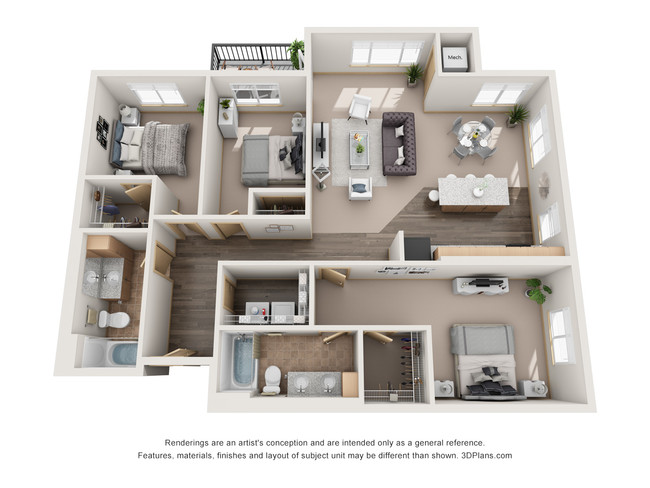 Floorplan - Sundance Apartments