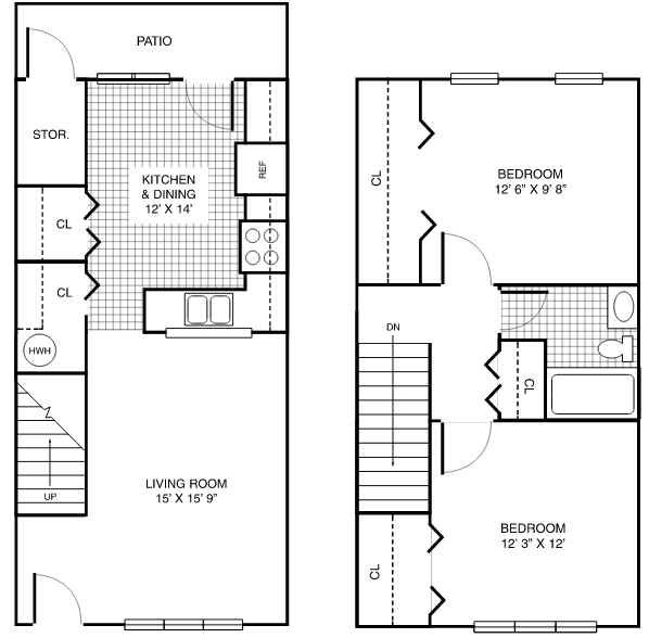 Floorplan - Harvestview Apartments