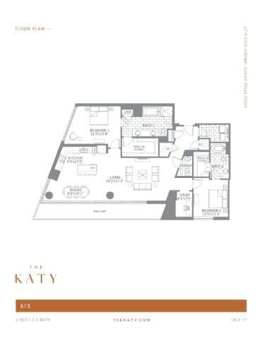 Floorplan - The Katy