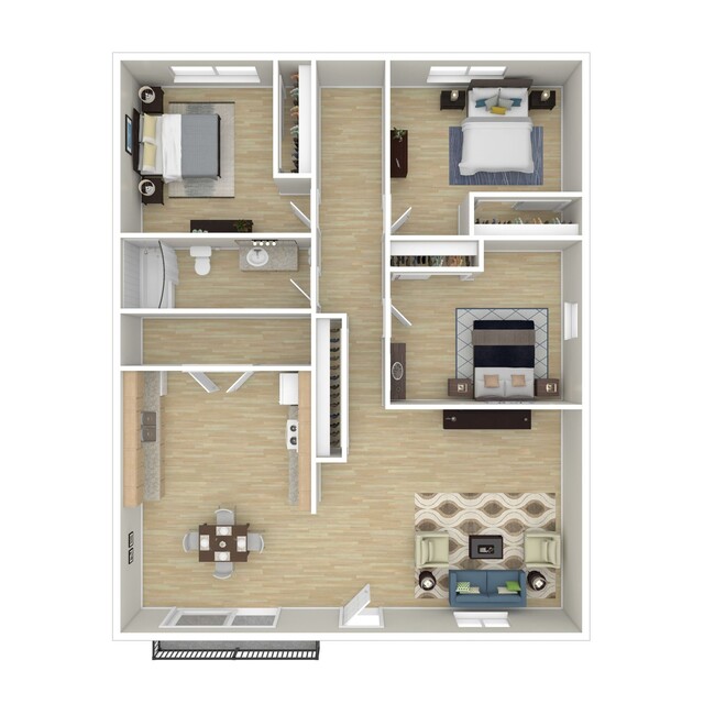 Floorplan - Park Place North Apartments