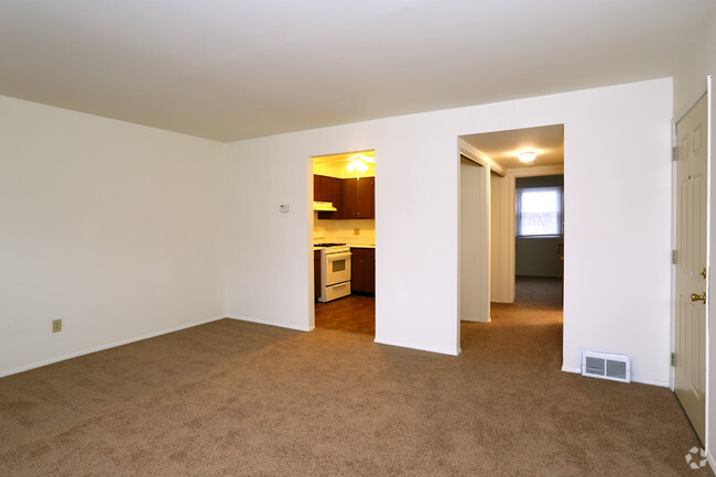 1BR, 1BA - Living Room - Mayfield Apartments