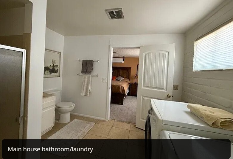 Main House Bathroom/Laundry - 150 E Los Mangos