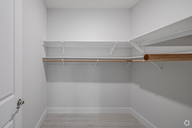 2BR, 1BA - 916SF - Primary Bedroom Closet - 261 Marshall St