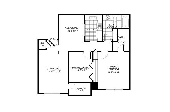 2BR/1BA - Miller Crest