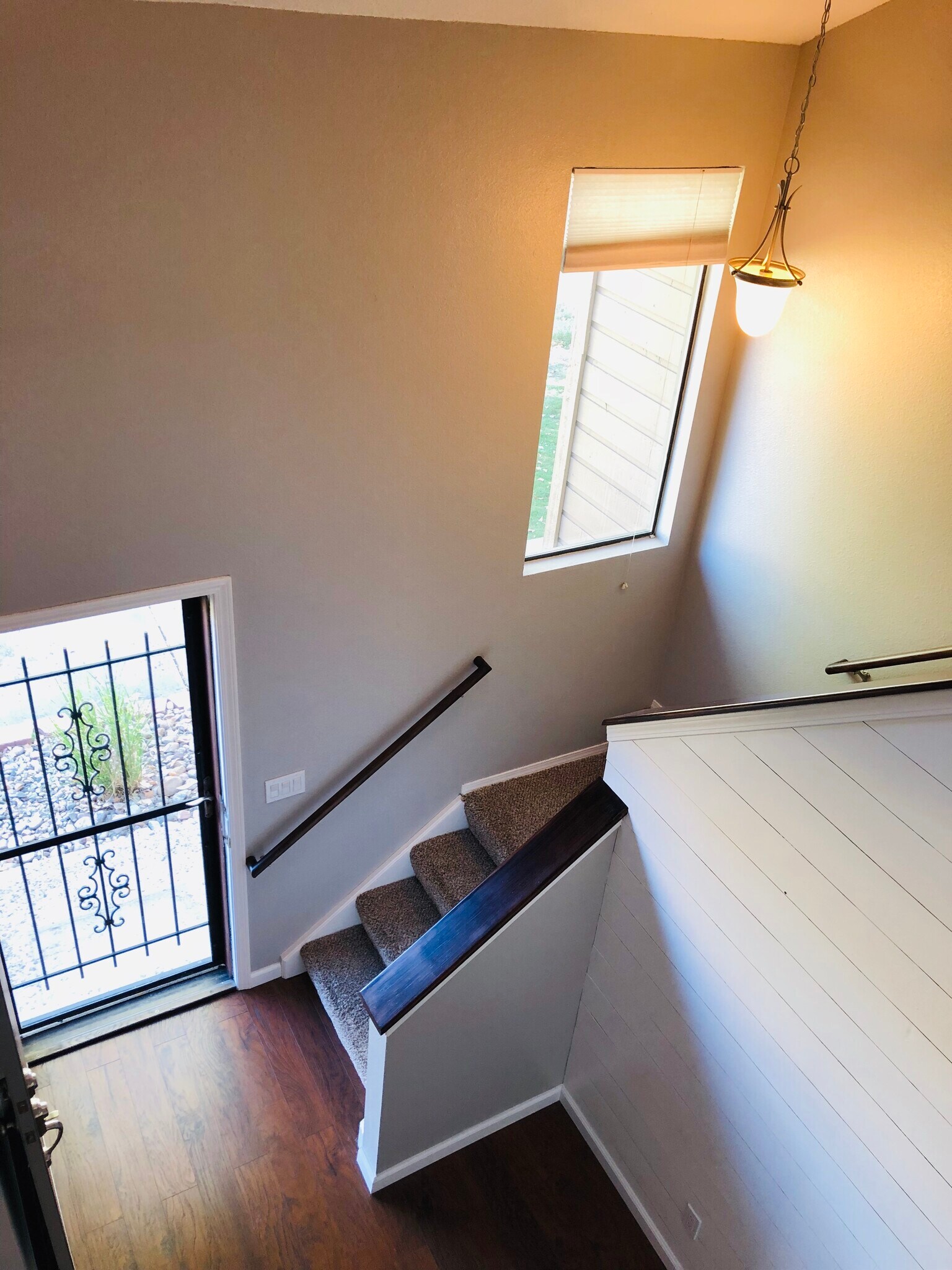 Staircase/Front Door to Open Space - 422 Wright St