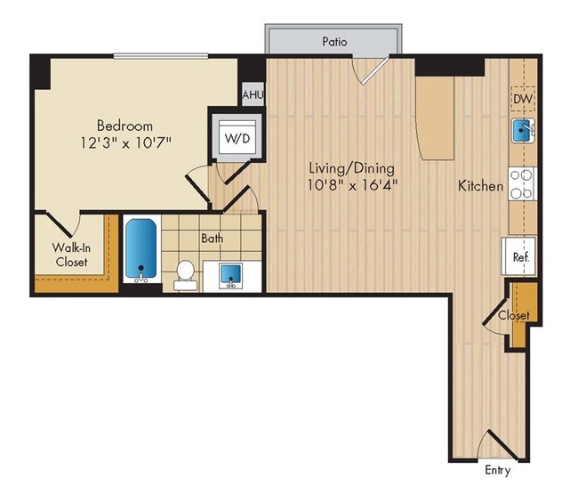 Floorplan - Flats 130 at Constitution Square