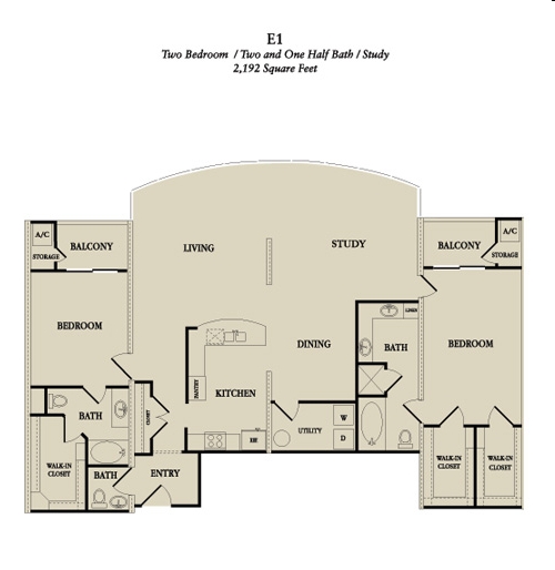 2BR/2.5BA - The Royalton at River Oaks