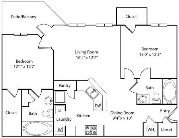 Floorplan - The Villas at Shadow Creek