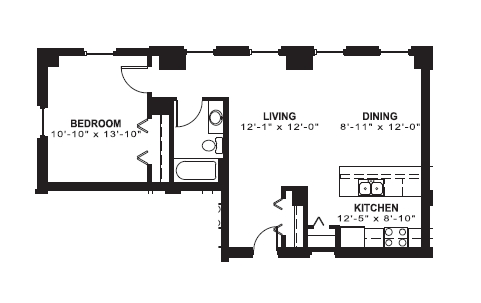 1BR/1BA - Historic Louis Joliet Apartments