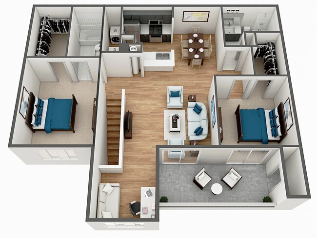 Floorplan - The Parkway at Hunters Creek