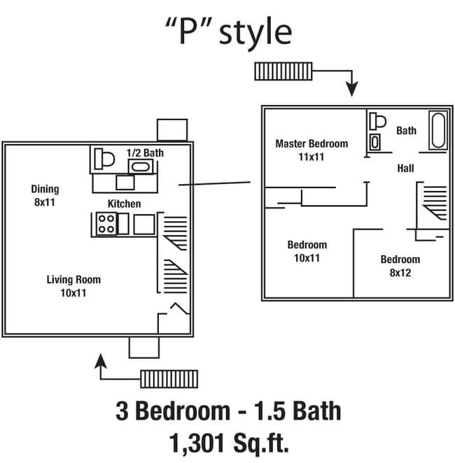 Birch Run Townhouse Cooperative 35477 Garner St Romulus MI 48174