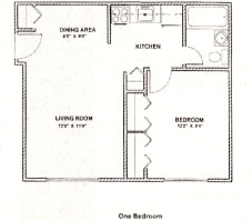 1BR/1BA - Bosworth Gardens