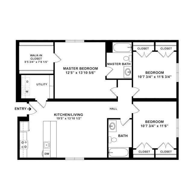 Floorplan - Manor Flats Off Sansom