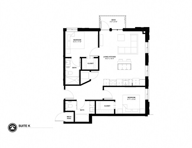 Floorplan - Telegraph Flats