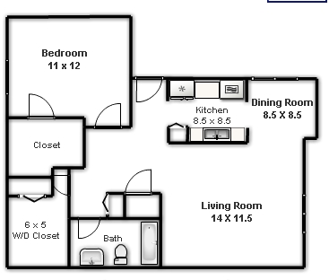 1BR/1BA - The Residence Village Green