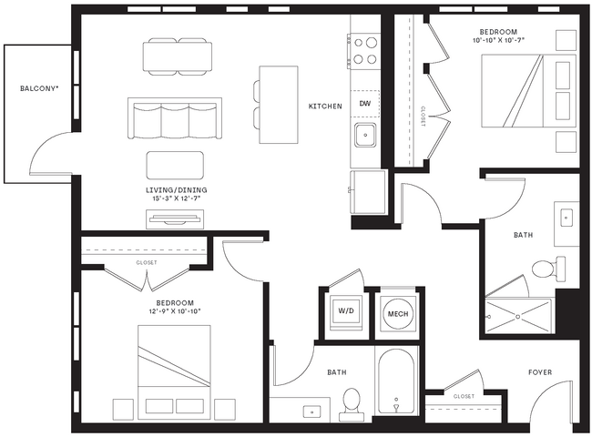 Floorplan - St Albans Lofts Residential