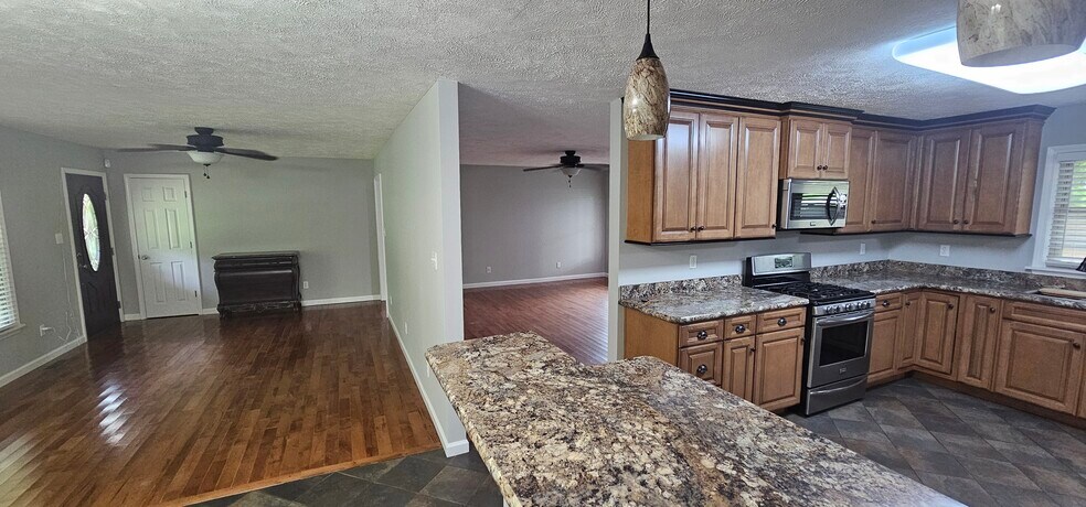 View from dining room - 901 Hurst Dr