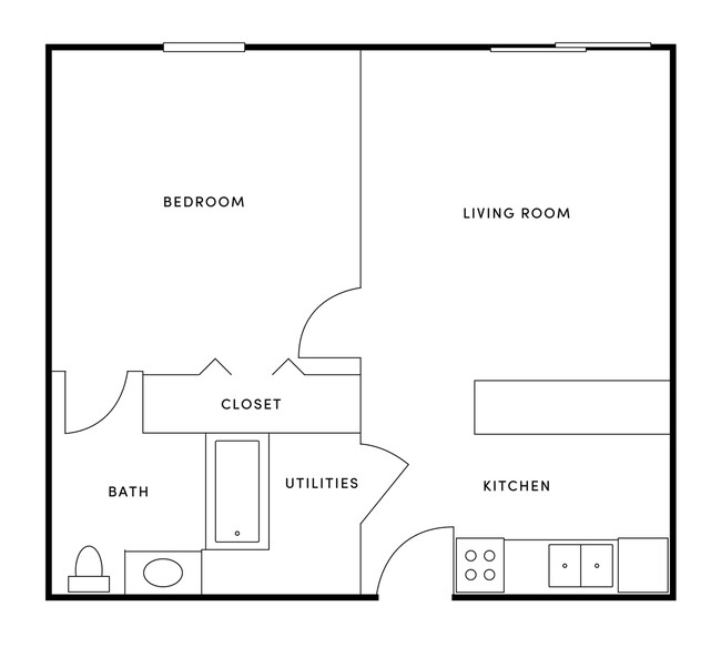 1 BEDROOM - Montrose Square