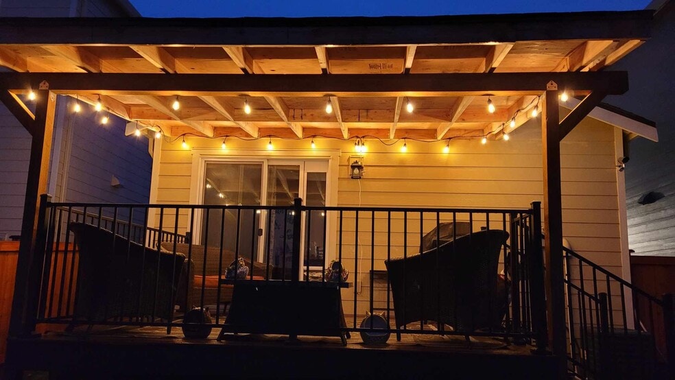 Deck as seen from backyard - 280 Forest Ln