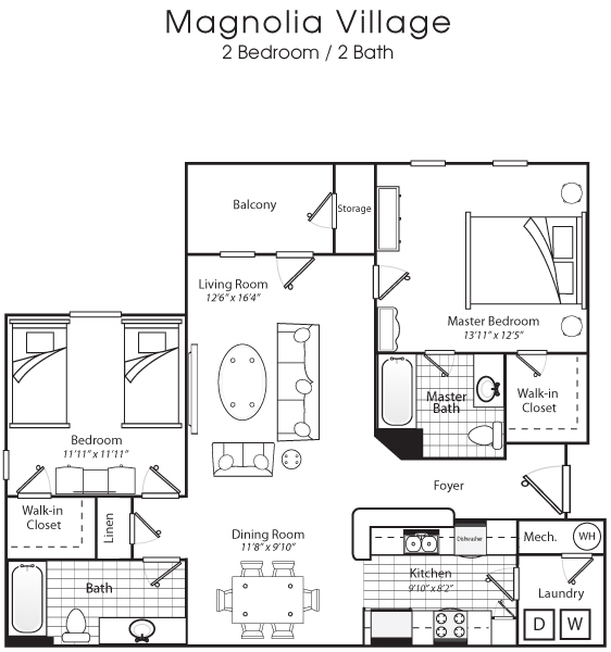 Floorplan - Magnolia Village