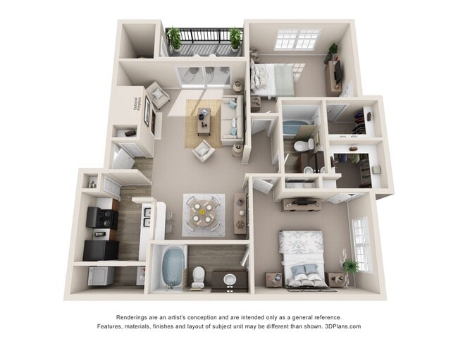 Floorplan - TalaVera Apartments