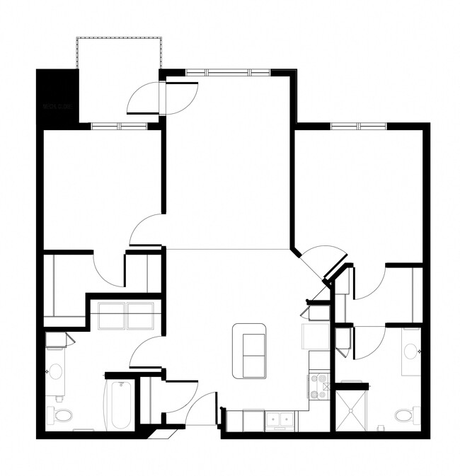 Floorplan - Balsam Apartments