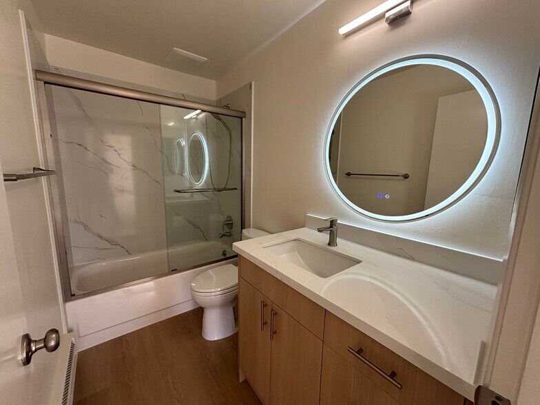 Primary Bathroom (freshly renovated) - 230 W 5th Ave