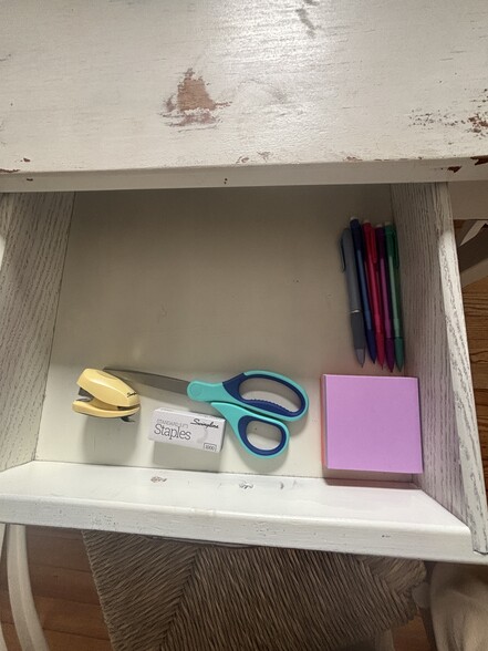 desk drawer - 182 S French Broad Ave