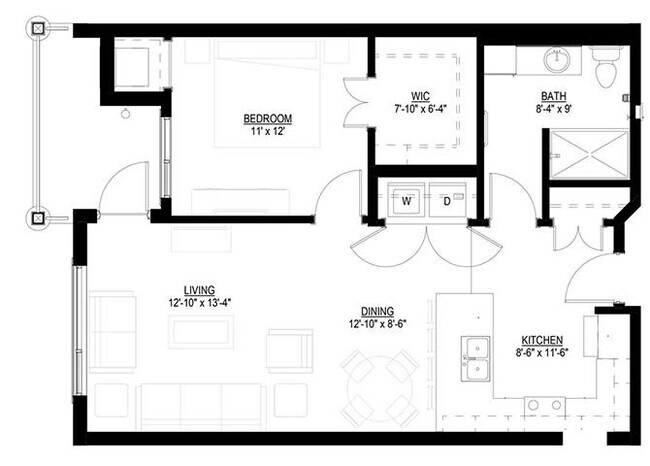 Floorplan - The Legends of Champlin 55+ Apartments