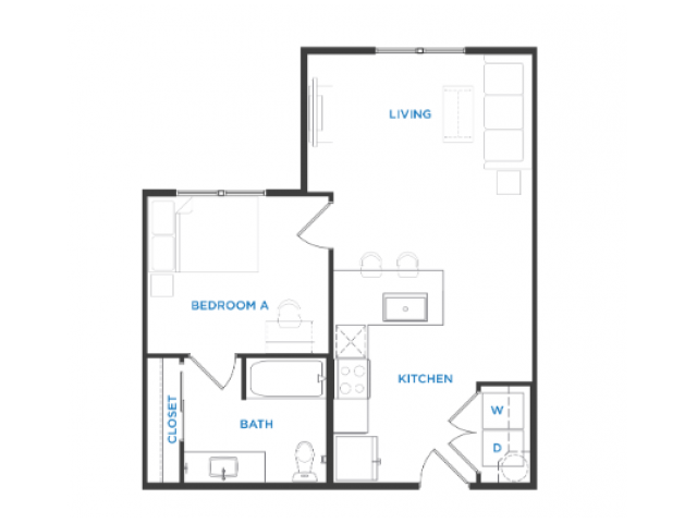 A1 610sq - Berkeley House | Student Housing