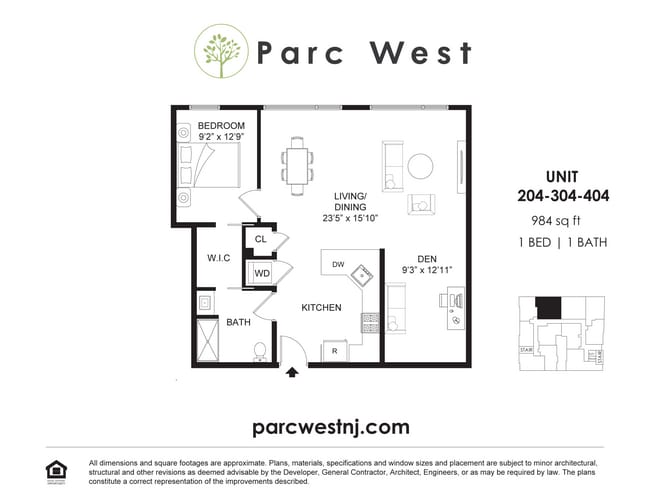 Floorplan - Parc West