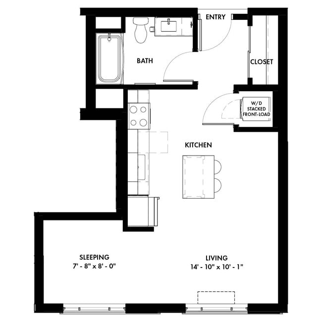 Floorplan - The Knox Apartments