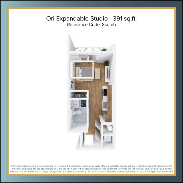 Floorplan - The Residences at East 801 Whiting Street
