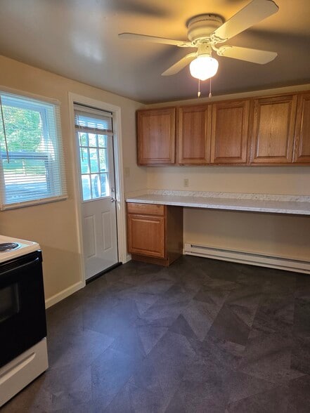 New window and back door leads to outdoor deck. - 102 Stonecrest