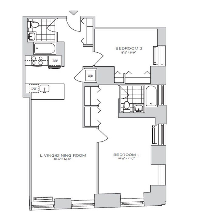 Floorplan - 70 Pine Apartments