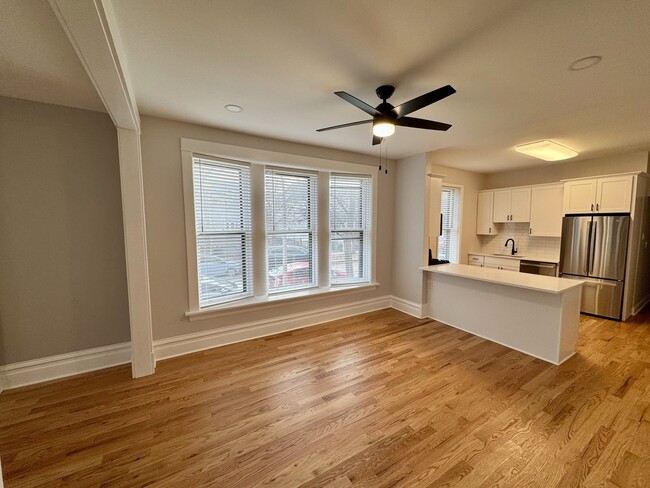 dining room and kitchen - 4200 N Damen Ave